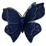(8) Clip on Blue 5 ï¿½ Butterflies
