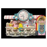 Soda Fountain Coca- Cola Clock