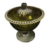 Green Lidded Candy Dish