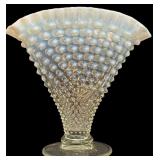 8.5 ï¿½ Fenton French Opalescent Fan Vase