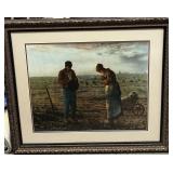 Framed Print Jean  Milletï¿½s Painting  THE ANGELUS
