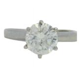 14k Gold 1.51 ct Natural Diamond Solitaire Ring