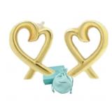 18k Gold Tiffany & Co. Loving Heart Earrings