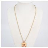 Yves Saint Laurent Flower Necklace