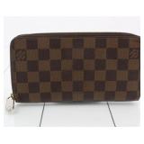 Louis Vuitton Damier Round Zippy Wallet