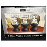 6 pc Votive Candle Holder Set