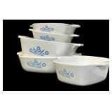 (5) pc Corning Ware Bowls