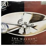 The Waldon 52 ï¿½ Hunter Ceiling Fan wï¿½ Light