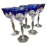 (6) Cut To Clear Stem Ware