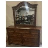 Estate Dresser And Mirror