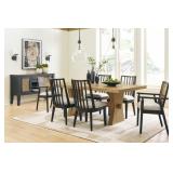 Galliden Dining Room Table & 6 Chairs