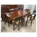 Klaussner Dining Table & 6 Chairs