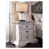 Bruchandi Antique White Nightstand