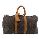 Louis Vuitton Monogram Keepall 45 Boston Bag