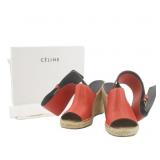 Celine Leather Sole Sandals Size 36