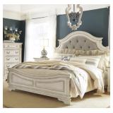 Queen Realyn Upholstered Panel Bed