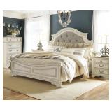 King Realyn Upholstered Panel Bed