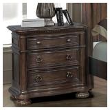 Bernards $679 MSRP Tuscany 3-Drawer Nightstand