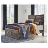 Twin Wynnlow Crossbuck Panel Bed