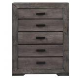 Elements Nathan 5-Drawer Rustic Chest