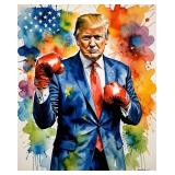 Trump Fights III LTD Edition by Van Gogh Limited
