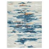 VInlett Washable 5 X 7 Contemporary Rug