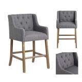 $440 MSRP Crestview Barrington Tufted Barstool