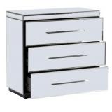 $1291 MRSP Crestview  Melore Plated Mirror Chest