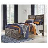 Twin Wynnlow Crossbuck Panel Bed