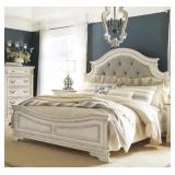 Queen Realyn Upholstered Panel Bed