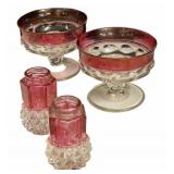 Kings Crown Candle Holders wï¿½ Salt & Pepper