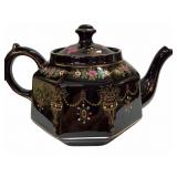 Raised Enamel Design Teapot