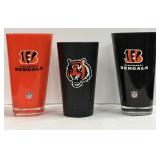 (3) Bengals Collectible Glasses