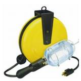 Yellow Jacket Cord Reel wï¿½ Trouble Light