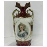 German Portrait Vase