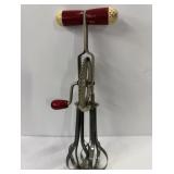 Red Handle Vintage Hand Mixer