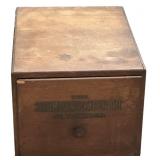 Oak File Box STANDARD PAPER COMPANY