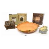 Roseville Bowl (Chipped) 3 Mirrors, Kitty