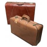 (2) Vintage Suitcases