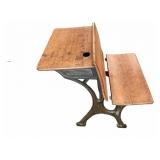 Antique School Desk
