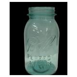 (9) Blue Ball Mason Quart Jars
