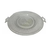 Lion Design Crystal Dish