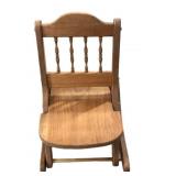 Doll Folding Rocking Chair