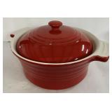 Katie Brown Red Casserole wï¿½ Lid