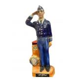 American Legion Hand Decorated wï¿½ 24 k Gold