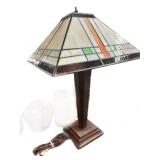 Stained & Leaded Glass  Lamp