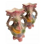 Pair Porcelain Vases