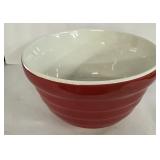 Red & White Mixing Bowl