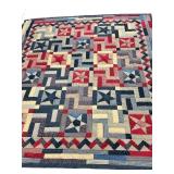 Americano Patchwork Quilt-Hand Stitched