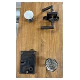 Wall Plaque of Vintage Door Knobs & Locks